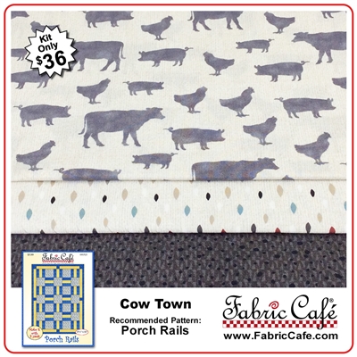 Cow Town - 3 Yard Quilt Kit