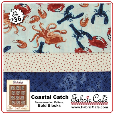 Coastal Catch - 3 Yard Quilt Kit