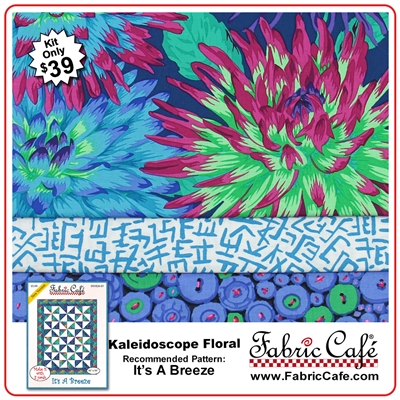 Kaleidoscope Floral - 3 Yard Quilt Kit