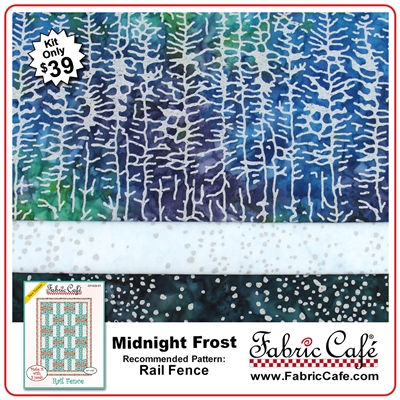Midnight Frost - 3 Yard Quilt Kit