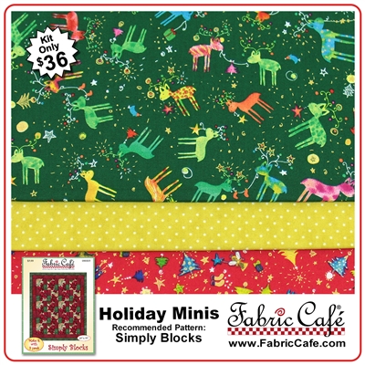 Holiday Minis - 3 Yard Quilt Kit