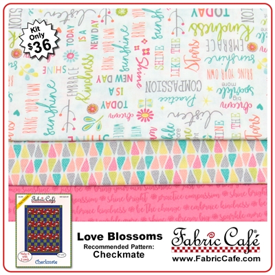Love Blossoms - 3 Yard Quilt Kit