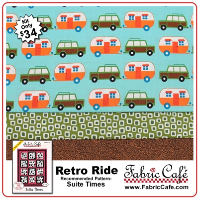 Retro Ride - 3 Yard Quilt Kit
