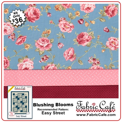 Blushing Blooms - 3 Yard Quilt Kit