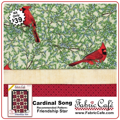 Cardinal Song - 3 Yard Quilt Kit