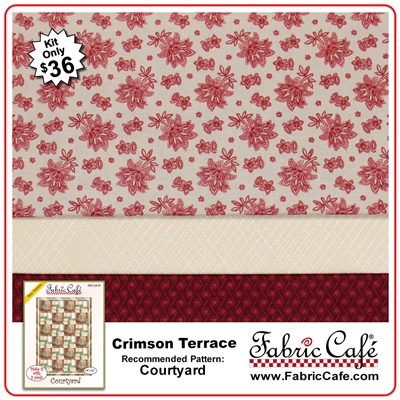 Crimson Terrace - 3 Yard Quilt Kit