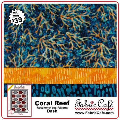 Coral Reef - 3 Yard Quilt Kit