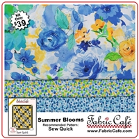 Summer Blooms - 3 Yard Quilt Kit