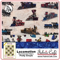 Locomotion - 3 Yard Quilt Kit