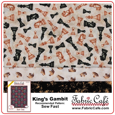 King's Gambit - 3 Yard Quilt Kit