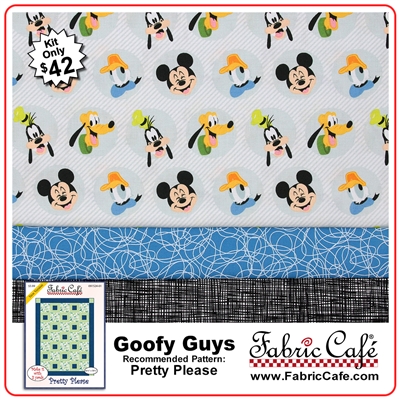 Goofy Guys - 3 Yard Quilt Kit