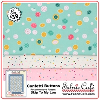 Confetti Buttons - 3 Yard Quilt Kit