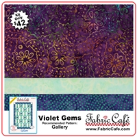 Violet Gems - 3 Yard Quilt Kit