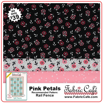 Pink Petals - 3 Yard Quilt Kit