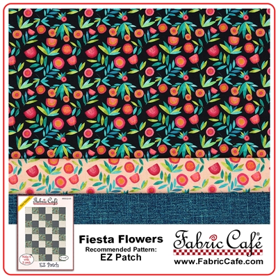 Fiesta Flowers - 3 Yard Quilt Kit