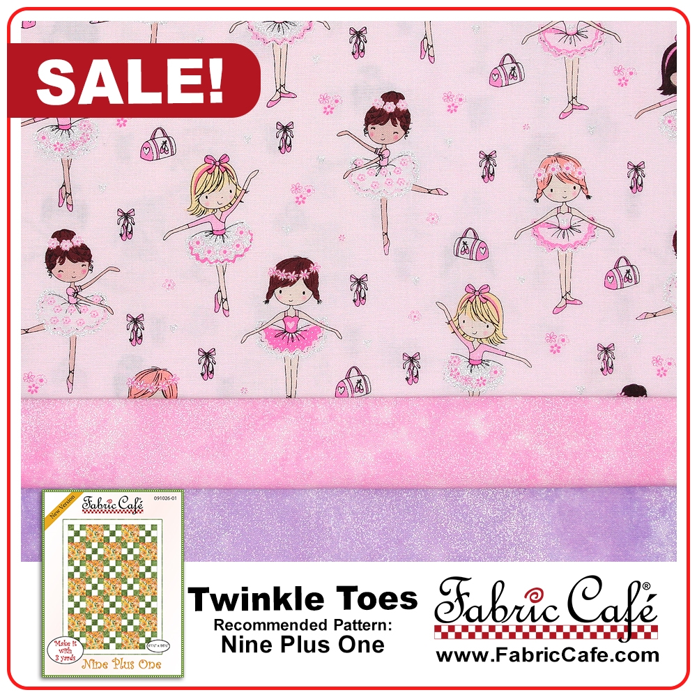Twinkle Toes 3 Yard Quilt Kit - Last Chance!