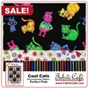 Cool Cats - 3 Yard Quilt Kit