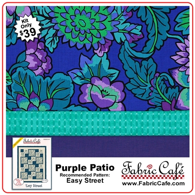 Purple Patio - 3 Yard Quilt Kit