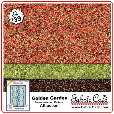 Golden Garden - 3 Yard Quilt Kit