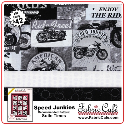 Speed Junkies - 3 Yard Quilt Kit
