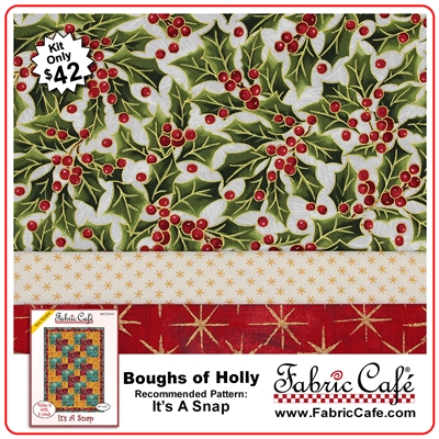 Boughs of Holly - 3 Yard Quilt Kit