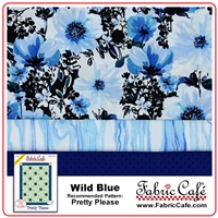 Wild Blue - 3 Yard Quilt Kit