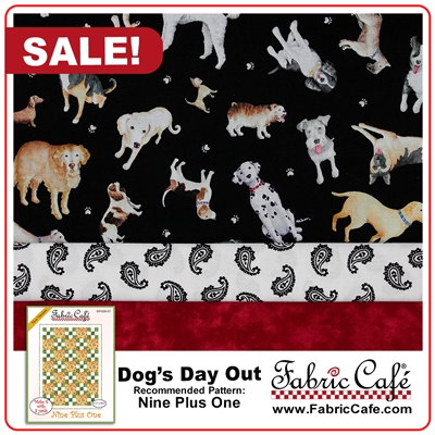 Dog's Day Out - 3 Yard Quilt Kit
