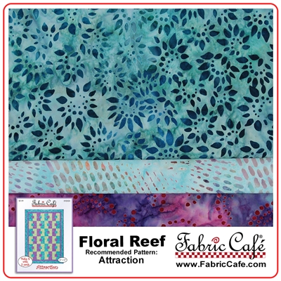 Floral Reef - 3 Yard Quilt Kit