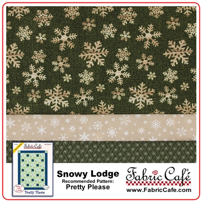 Snowy Lodge - 3 Yard Quilt Kit