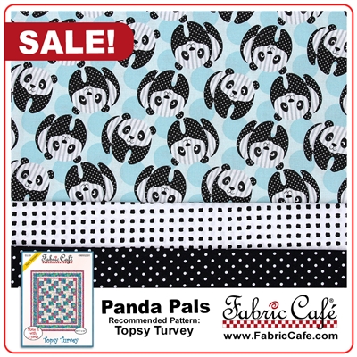 Panda Pals - 3 Yard Quilt Kit