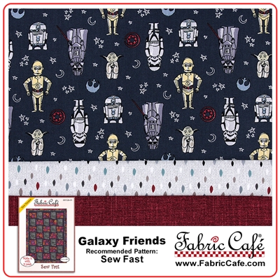 Galaxy Friends - 3 Yard Quilt Kit