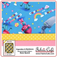 Cupcakes & Rainbows - 3 Yard Quilt Kit