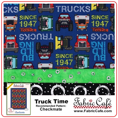 Truck Time - 3 Yard Quilt Kit