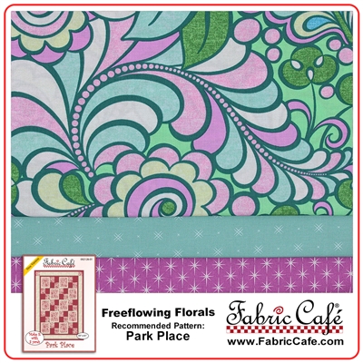 Freeflowing Florals - 3 Yard Quilt Kit
