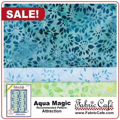 Aqua Magic - 3 Yard Quilt Kit