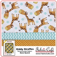 Giddy Giraffes - 3 Yard Quilt Kit