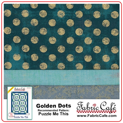 Golden Dots - 3 Yard Quilt Kit