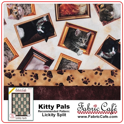 Kitty Pals - 3 Yard Quilt Kit
