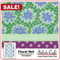 Floral Net - 3 Yard Quilt Kit