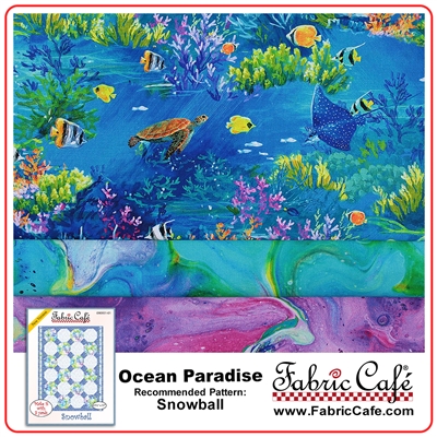Ocean Paradise - 3 Yard Quilt Kit