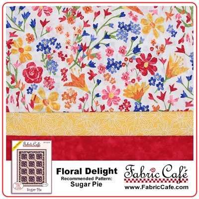 Floral Delight - 3 Yard Quilt Kit