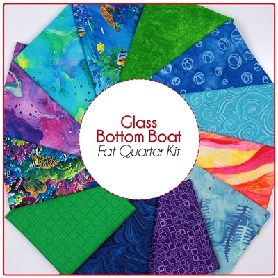 Glass Bottom Boat - Fat Quarter Quilt Kit