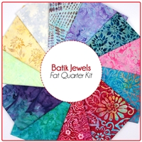 Batik Jewels - Fat Quarter Quilt Kit