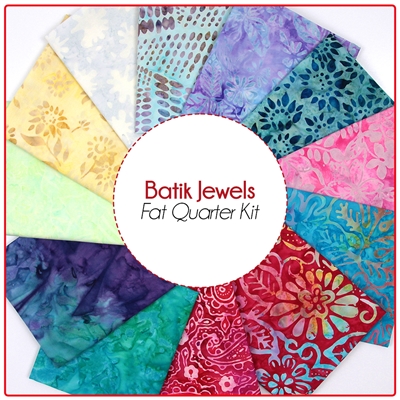 Batik Jewels - Fat Quarter Quilt Kit