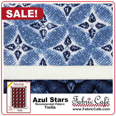 Azul Stars - 3 Yard Quilt Kit