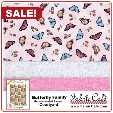 Butterfly Family - 3-Yard Quilt Kit