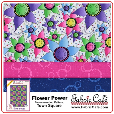 Flower Power - 3-Yard Quilt Kit
