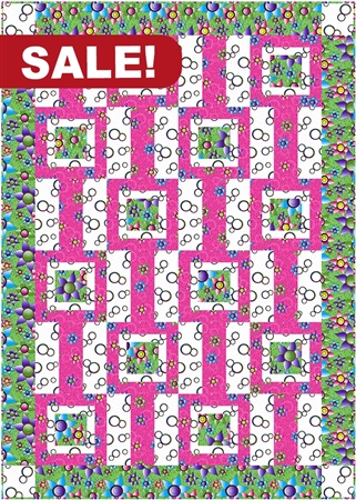 Twinkle Toes 3 Yard Quilt Kit - Last Chance!