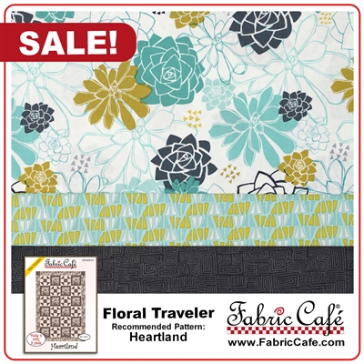 Floral Traveler - 3-Yard Quilt Kit
