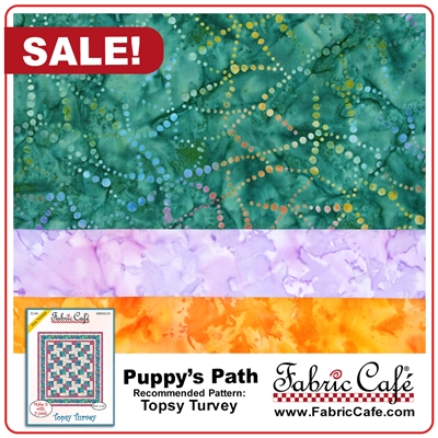 Puppy's Path - 3-Yard Quilt Kit